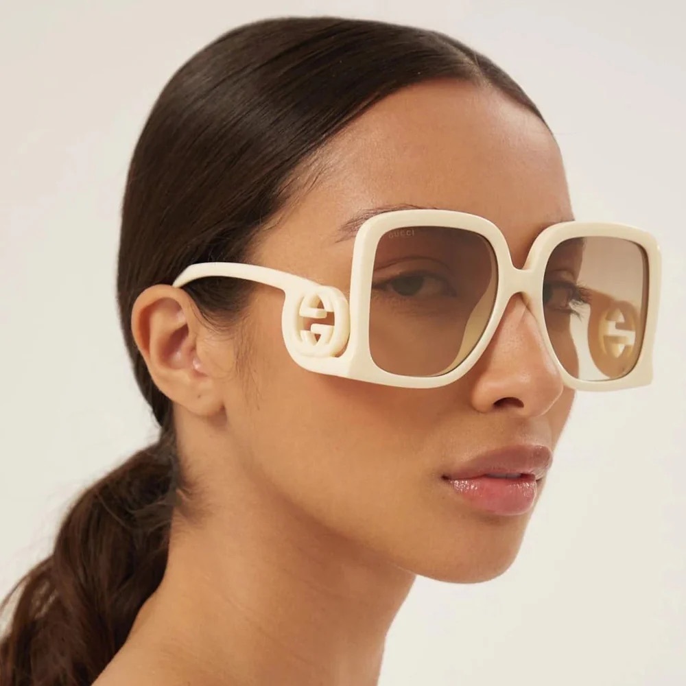 Gucci Cream Sunglasses